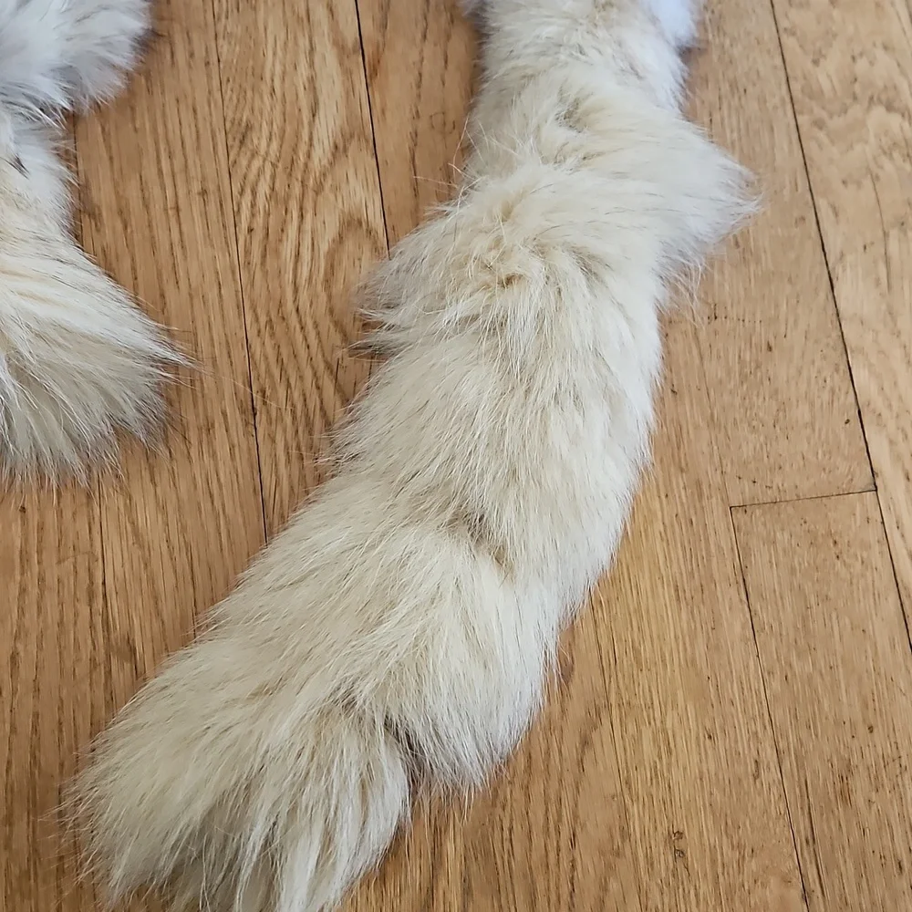 Vintage Fox Fur Scarf Collar OS